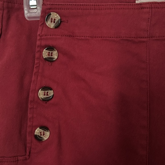 Anthropology MO:VINT women’s pull on straight/wide leg crop pants, Size S - Picture 3 of 8